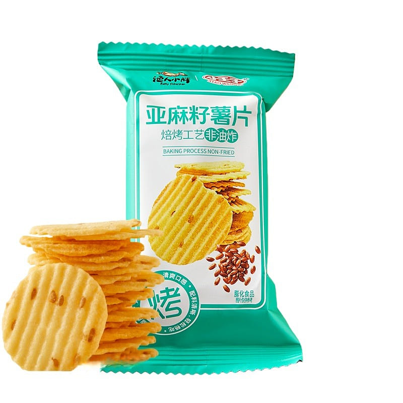 Yuan Fanghaowu Organic Flaxseed Baked Potato Chips 240 g