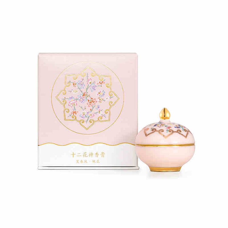 故宫十二花神香膏 笑春风·桃花
