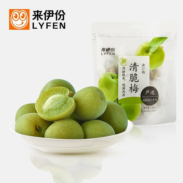 来伊份 清脆梅解馋怀旧零食青梅果125g