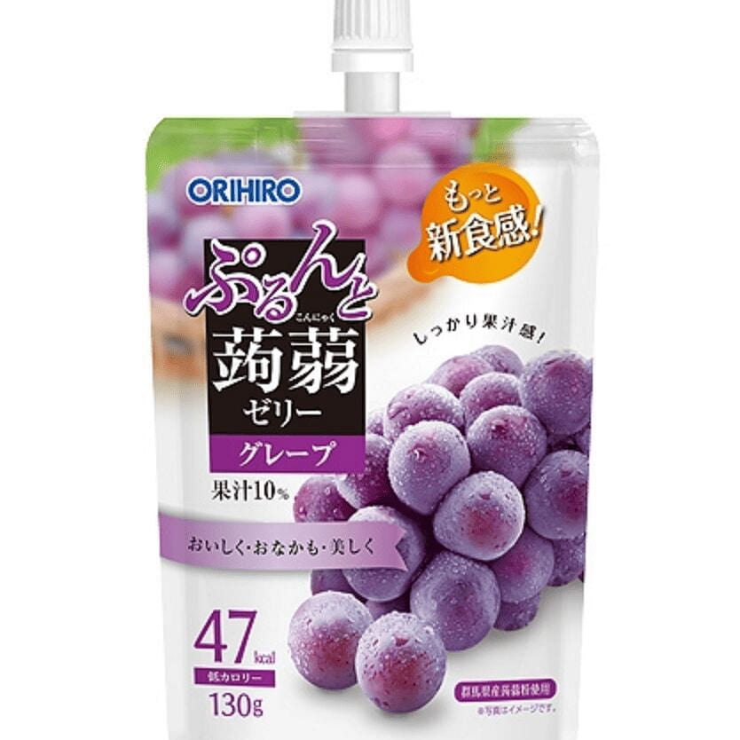 ぷるんと蒟蒻ゼリースタンディング グレープ 130 グラム