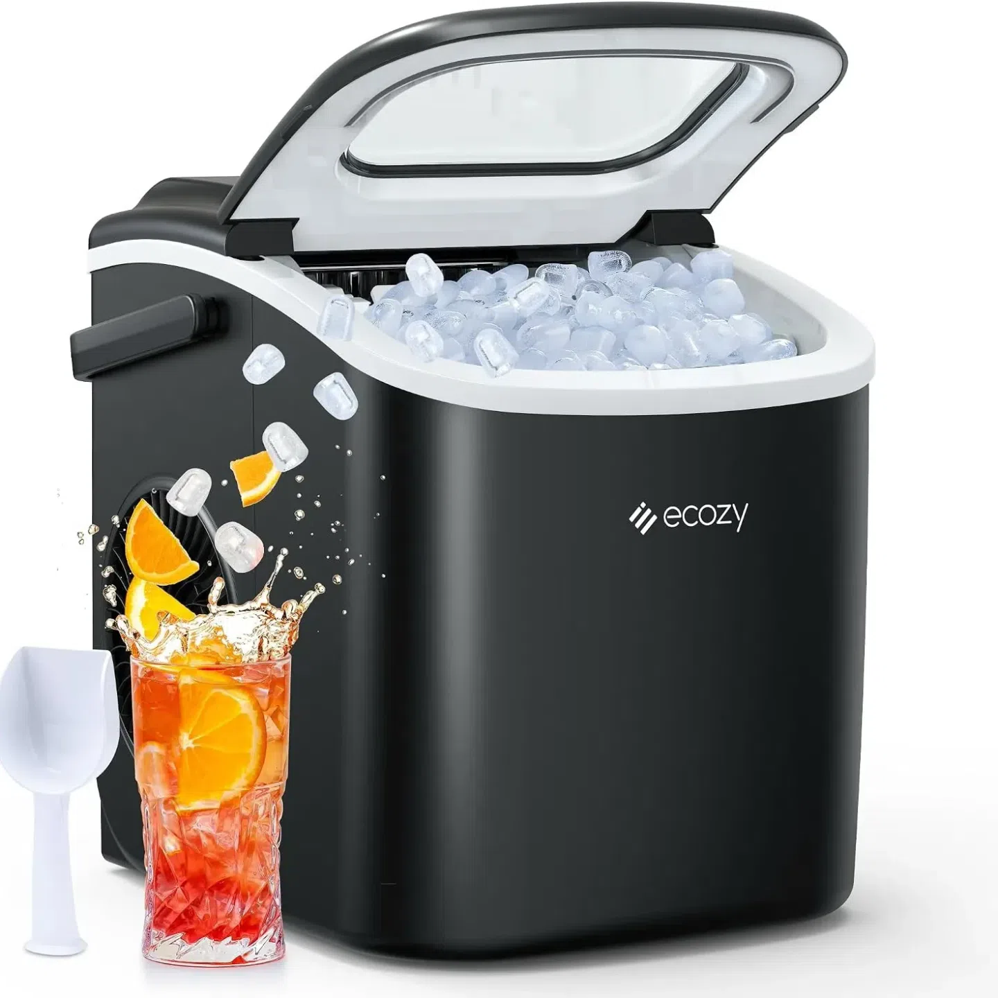 26 lbs/24H Countertop Ice Maker Machine 6 Mins 1 box