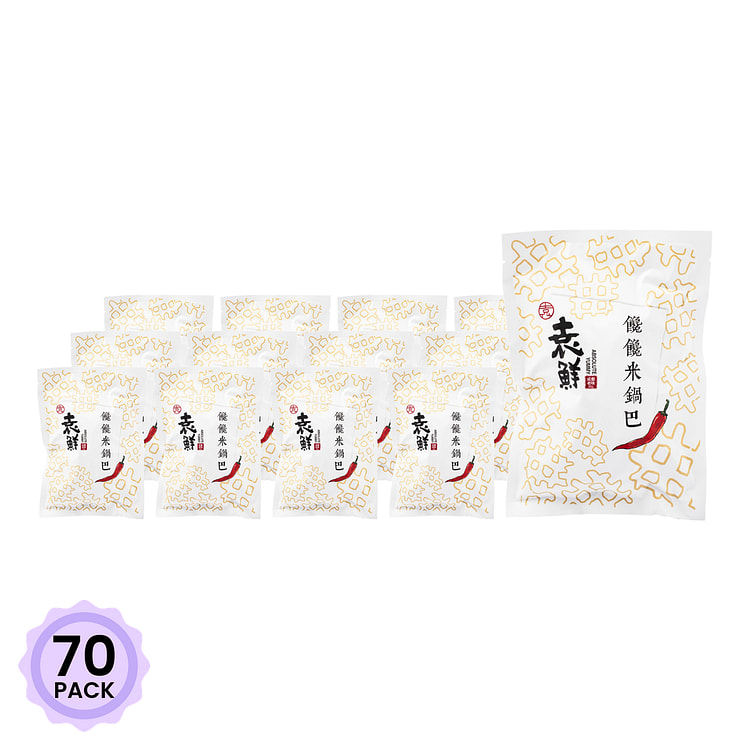 袁鲜 馋馋米锅巴 130 克*70 包