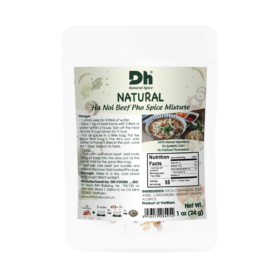 DH FOODS-NATURAL HA NOI BEEF PHO SPICE MIXTURE 1 oz