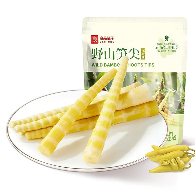 Liangpinpuzi Pickled Chili Bamboo Shoots 600g 600 g