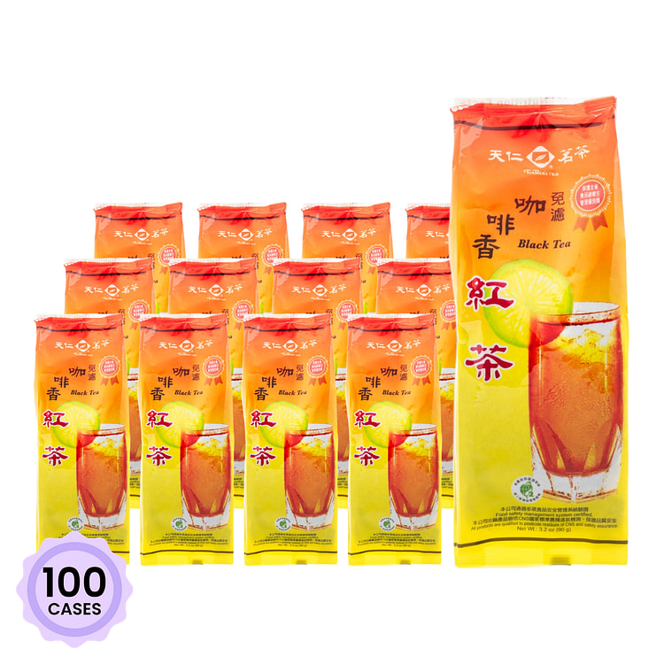 天仁 咖啡香古早味红茶包 两包 1.58 盎司*2 包*100 箱