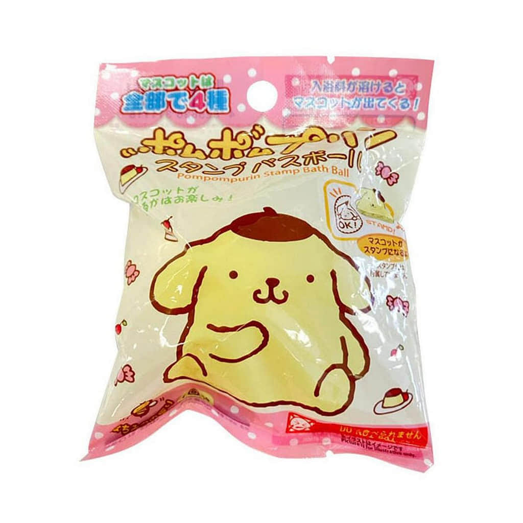 Sanrio Pompompurin Stamp Bath Ball Honey Scent 1 each