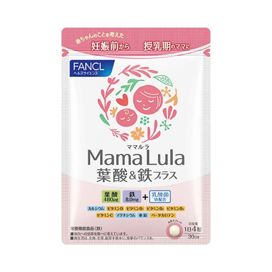 FANCL ファンケル?Mama Lula葉酸&鉄プラス 120粒 1 個