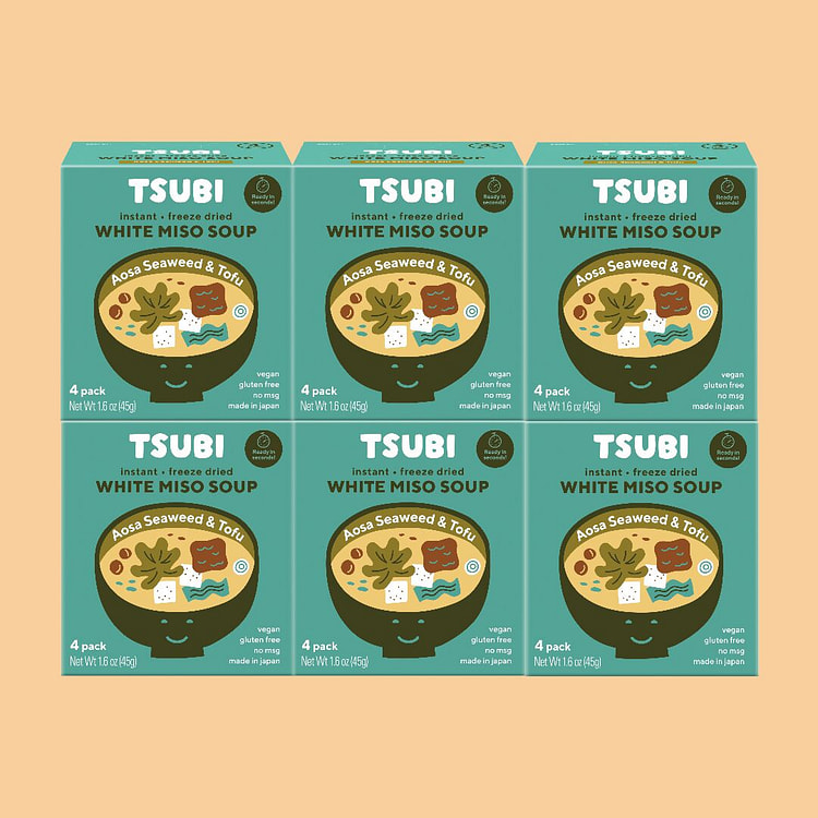 White Miso with Aosa Seaweed & Tofu Pack of 24-