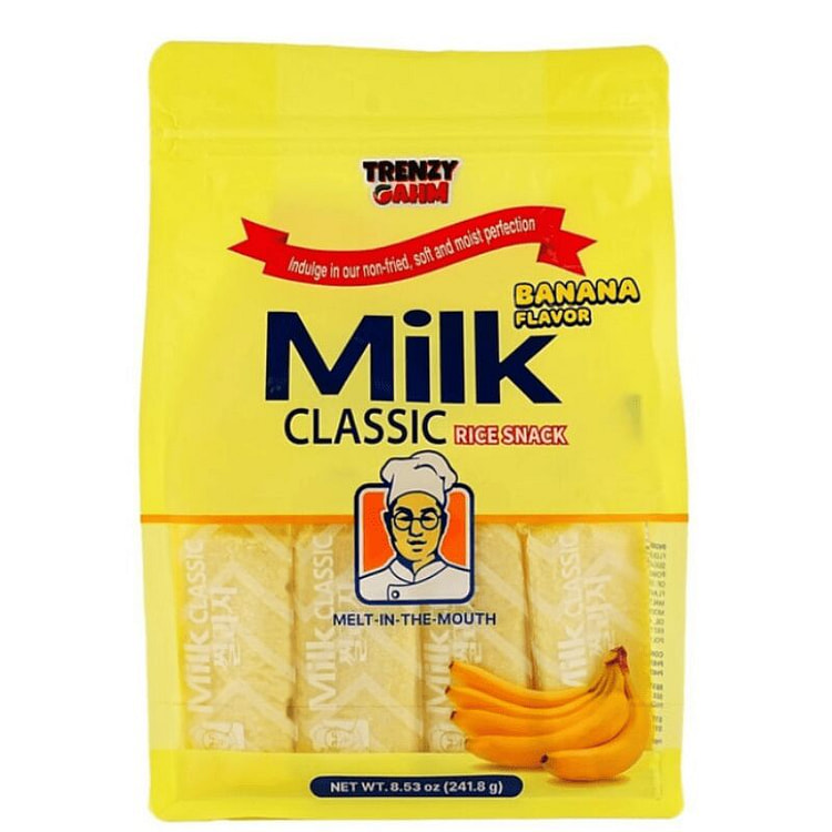 TRENZY GAHM MilkRiceCrackers Banana Flavor 241.8g 241.8 g