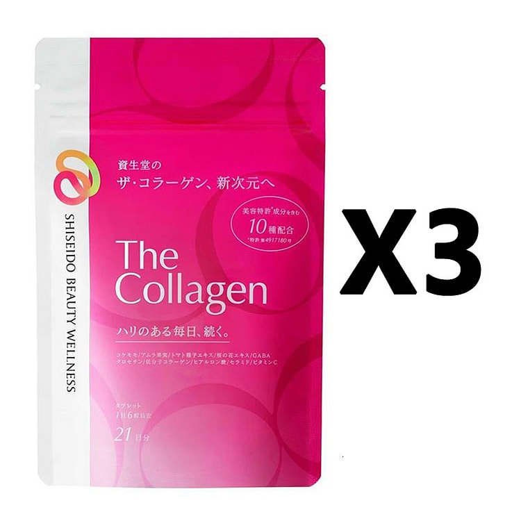 SHISEIDO The Collagen Supplement Tablets 1Set3PC