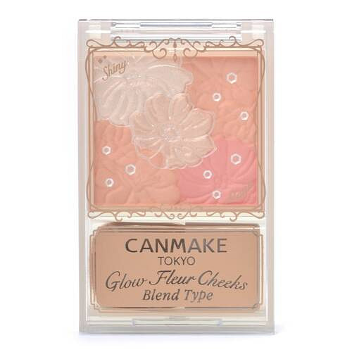 CANMAKE井田 珠光花瓣五色腮红 B01珊瑚色 1 份