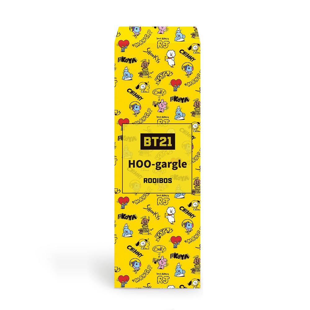 BT21 HOO Gargle No Alcohol Anti Cavity Mouthwash #Rooibos 8 pcs 1 box