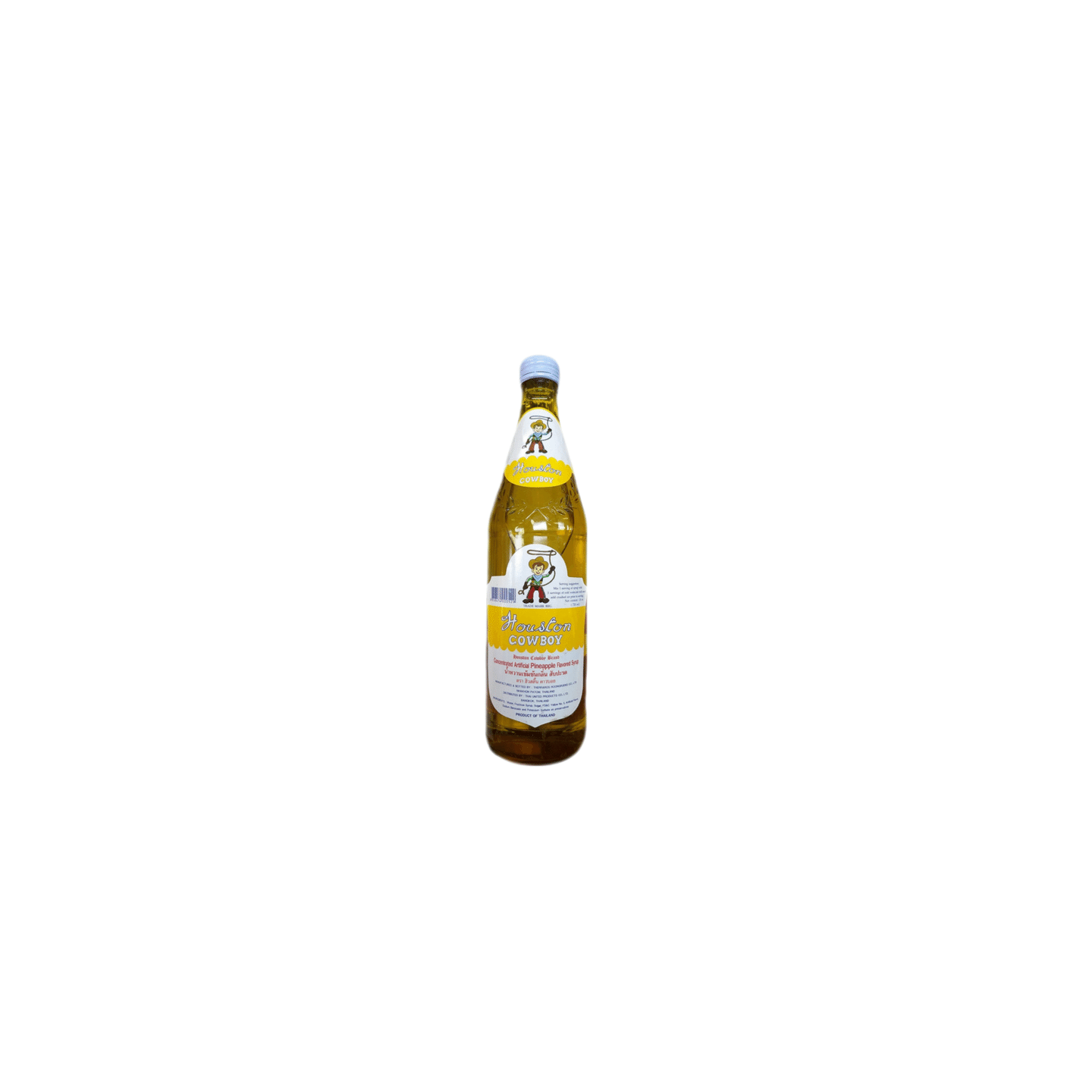 Houston Cowboy Pineapple Flavored Syrup 1 each