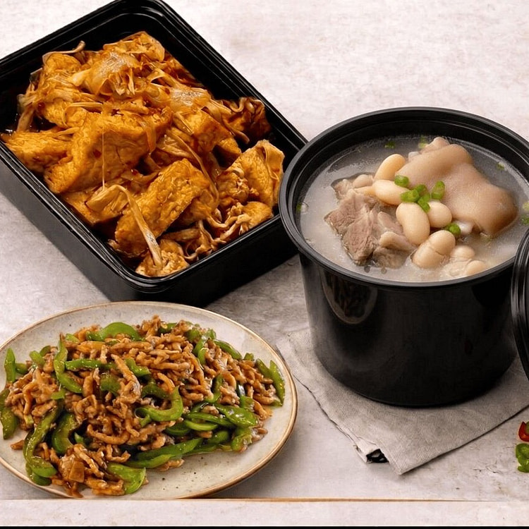 "Mom's" Pork Trotter Soup Combo 1 each