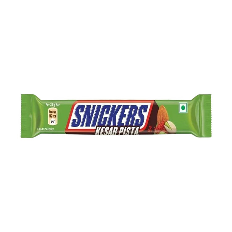 Snickers Kesar Pista Chocolate Bar - 42gm (India)