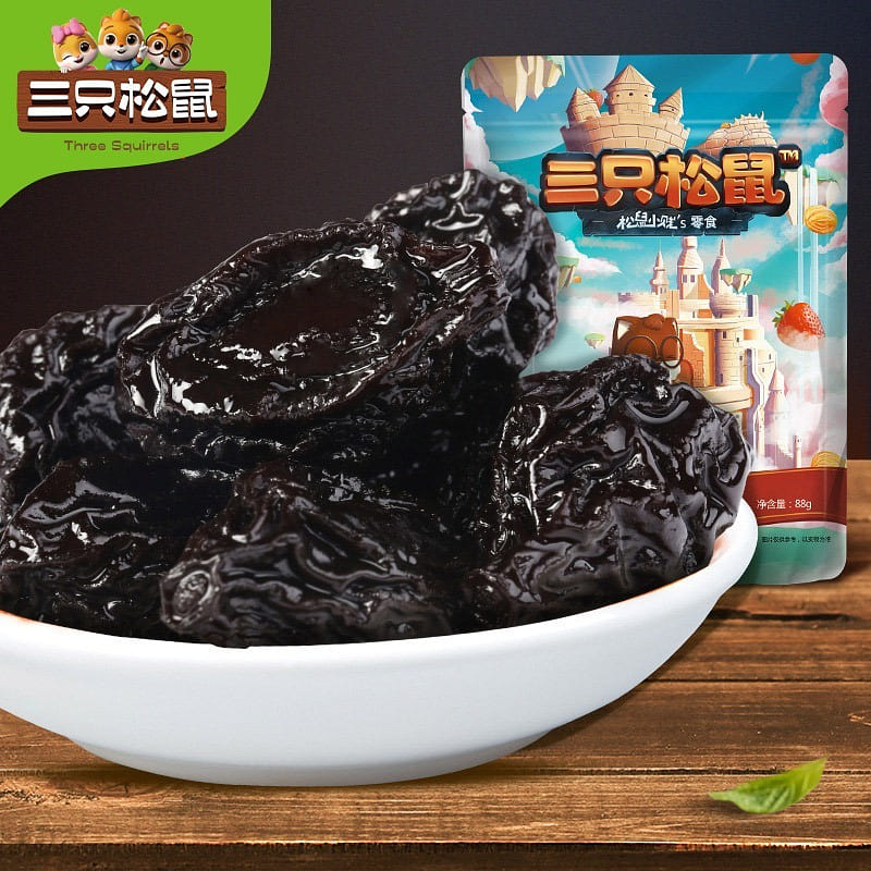 Three Squirrels Prune Casual snack Snack specialty candied dried fruit 88 g