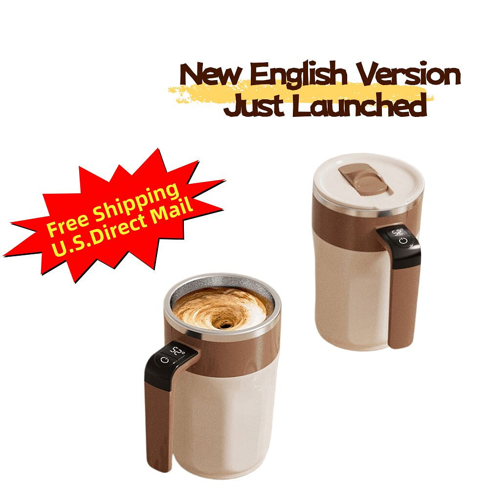 Magnetic Self Stirring Coffee Mug Rechargeable 1 bunch