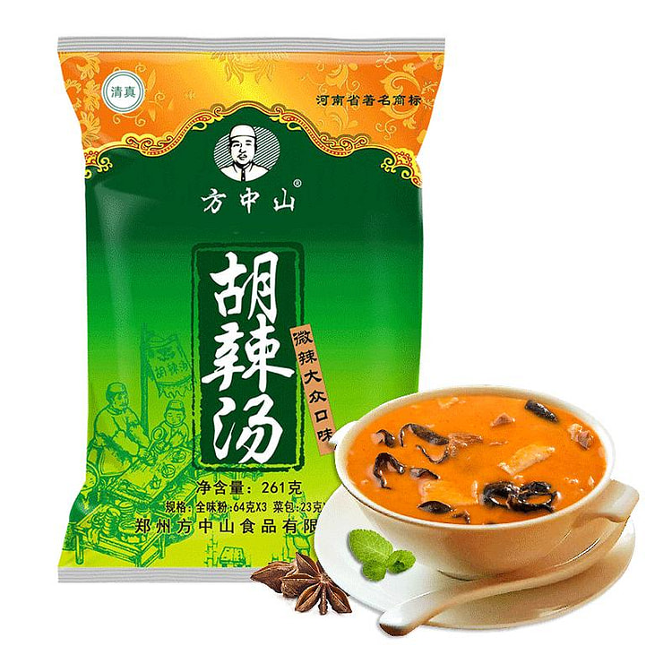 方中山胡辣汤河南正宗清真速食汤大众味微辣261g