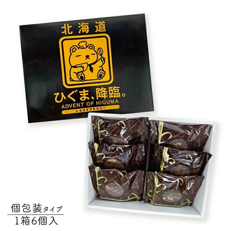 日本 SENKA 北海道巧克力布朗尼 6块装