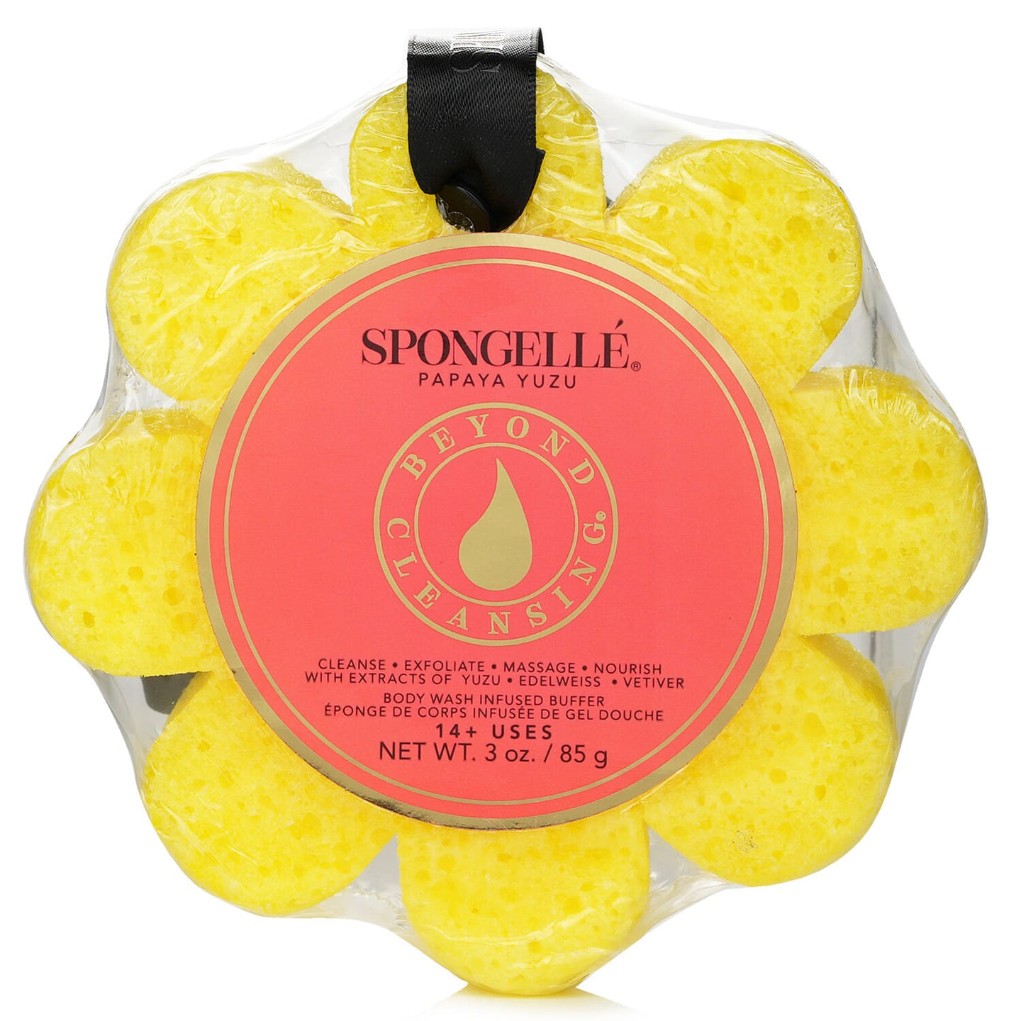 Spongelle Wild Flower Soap Sponge – Papaya Yuz 85 g