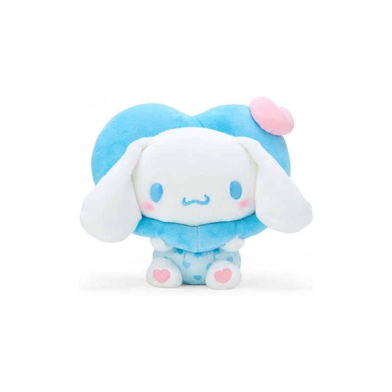 Sanrio Original Plush Toy – Cinnamoroll / Colorful Heart 1 each