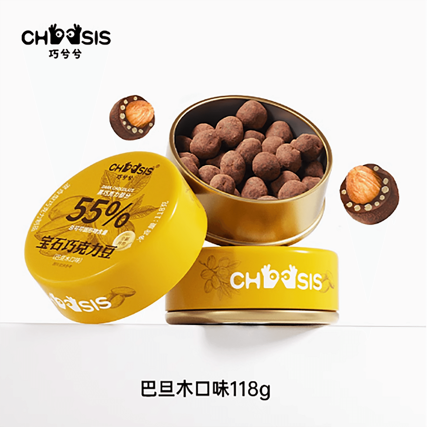 巧兮兮宝石巧克力豆巴旦木味 118 克
