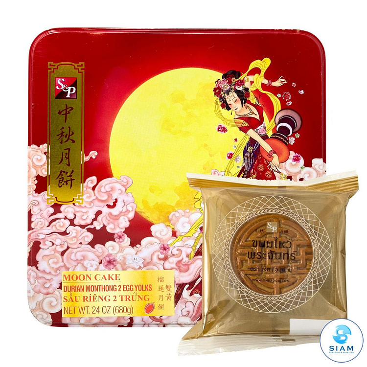 S&P Moon Cake, Durian Monthong (2 Egg Yolks)