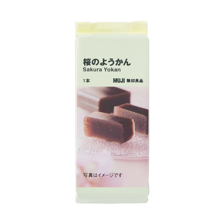 MUJI Sakura Yokan 1 pc 1 pack