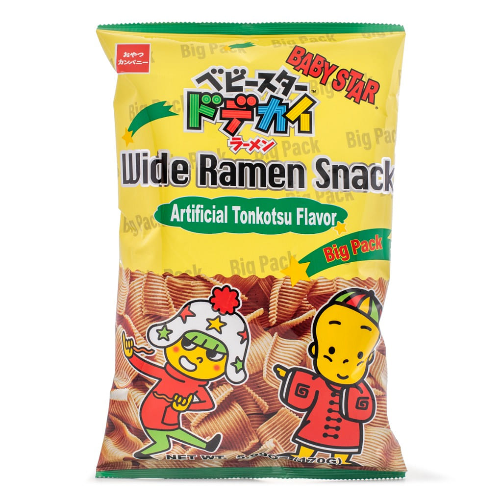 Baby Star Wide Ramen Snack Tonkotsu Flavor 170 g*12 pack