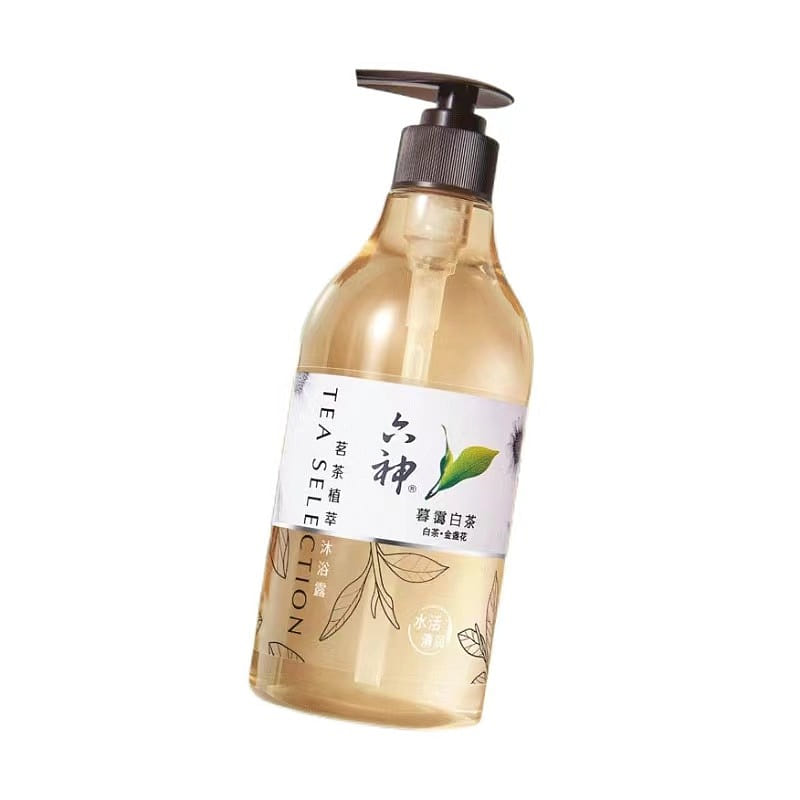 【中国直邮】六神 沐浴露 植萃清洁保湿 持久留香茶香-白茶味475ml|*预计到达时间3-4周 1 份