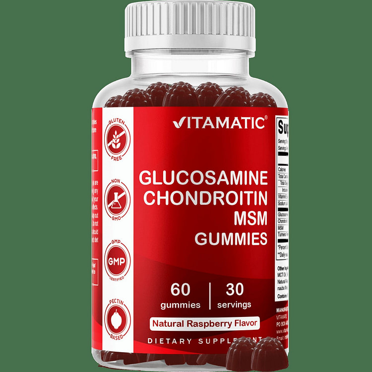 Glucosamine Chondroitin MSM & Vitamin E 60 Gummies