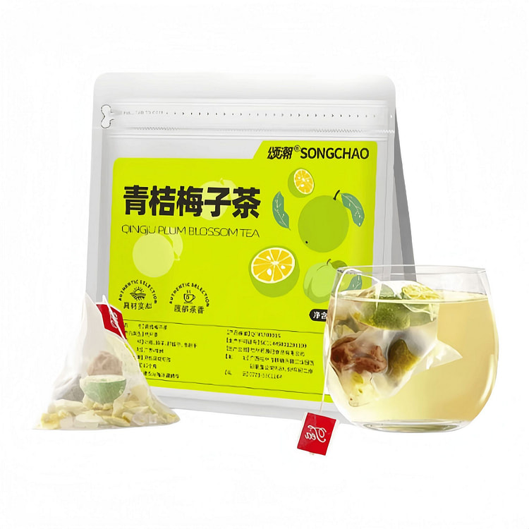颂潮 青桔话梅柠檬茶泡水 275g*1袋 275 克