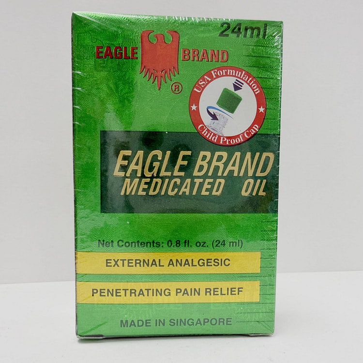 Eagle Brand Medicated OTC Pain Relief Oil 24ml 1 bottle