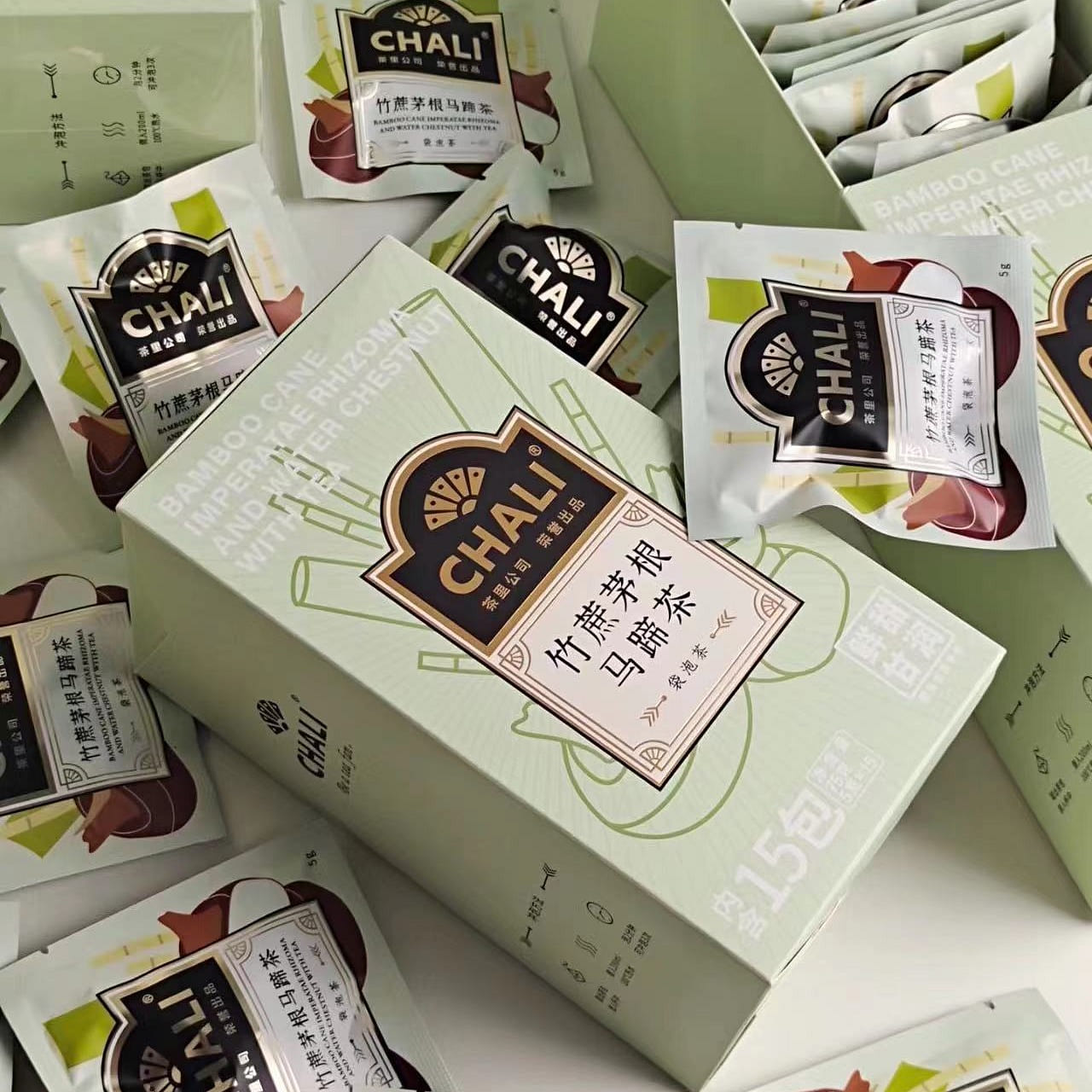CHALI Tea bag Bamboo cane water 15bags*2 box 150 g