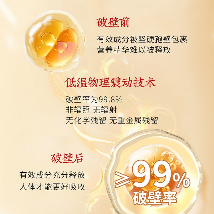 Lingzhi broken spore powder 20g * 10 boxes