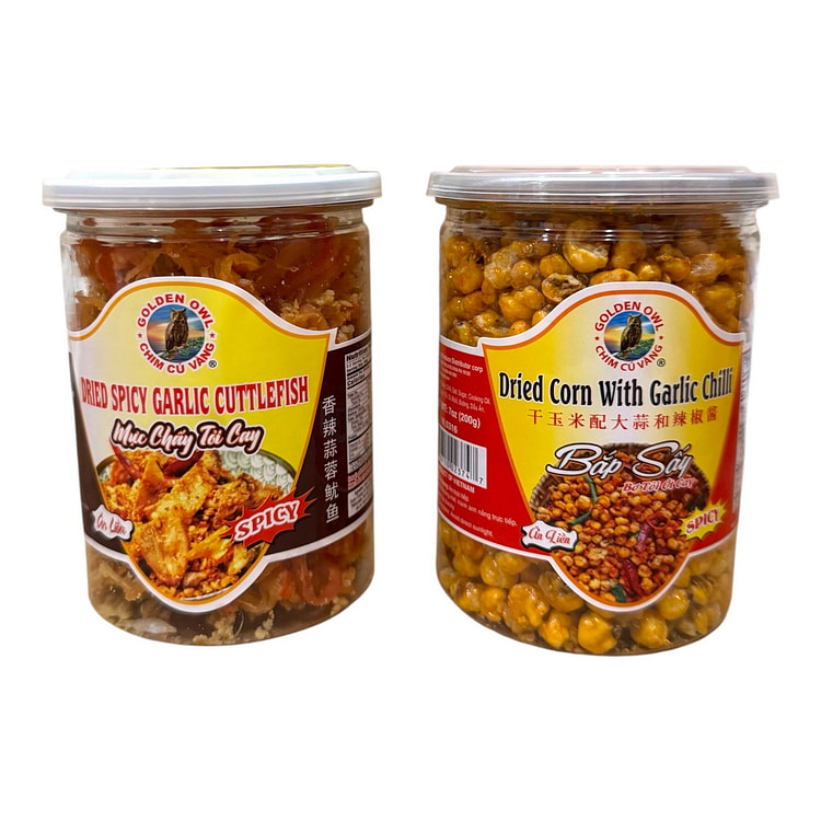 Spicy Snack Pack Dried Spicy Cuttlefish & popCORN