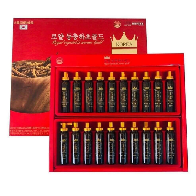 Sâm Chai Đông Trùng Hoàn Kim Hàn Quốc (20 chai)