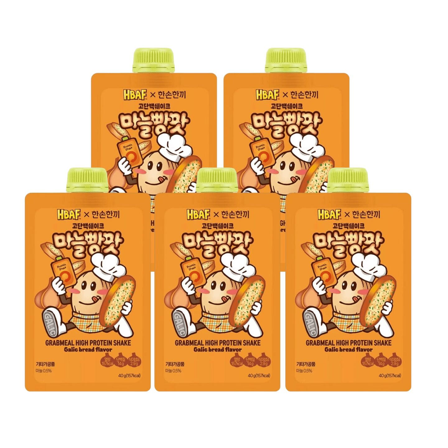 Protein Meal Replacement Shake Garlic Bread Flavor 5 pack