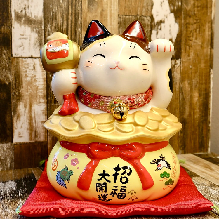日本 药师窑 H16.5cm 招财猫（礼盒装） 1 个