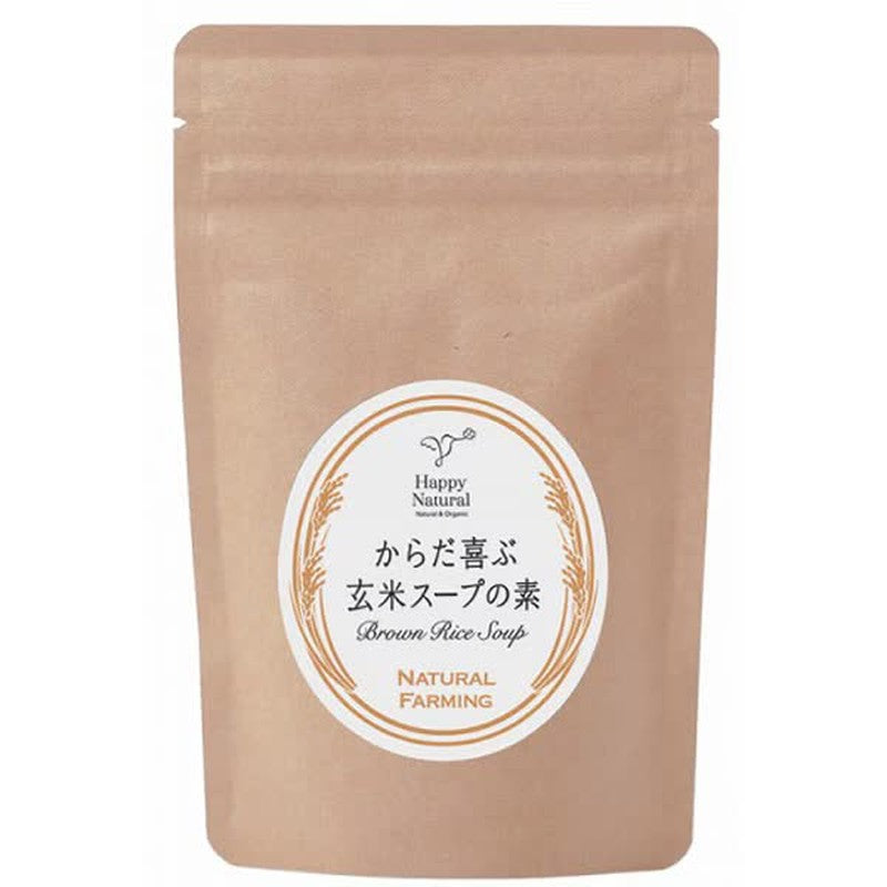 Happy Natural Brown Rice Soup Base 100g 1 each