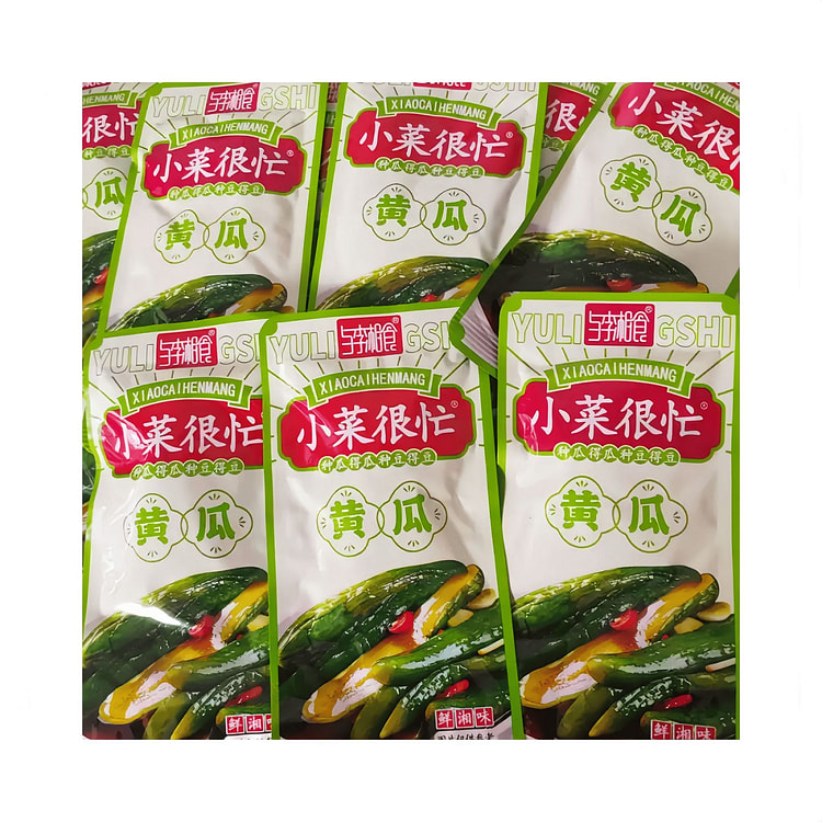 与李湘食小菜很忙黄瓜200g（约5包）香辣休闲零食 200 克