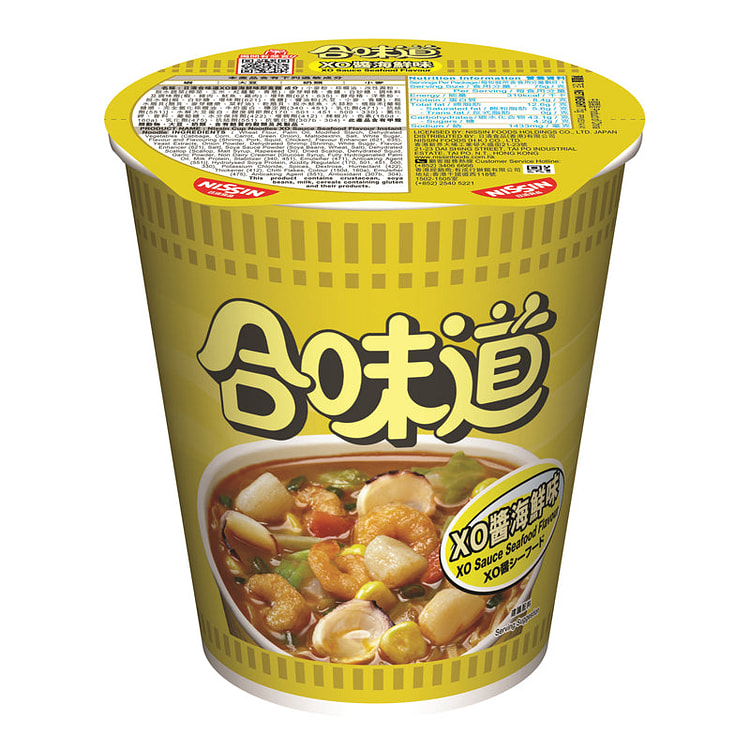 NISSIN Cup Noodle XO Sauce Seafood Flv 75g 1 each