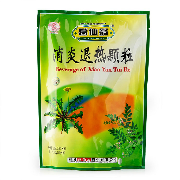 葛仙翁 消炎退熱顆粒 10g x 16袋 1 份