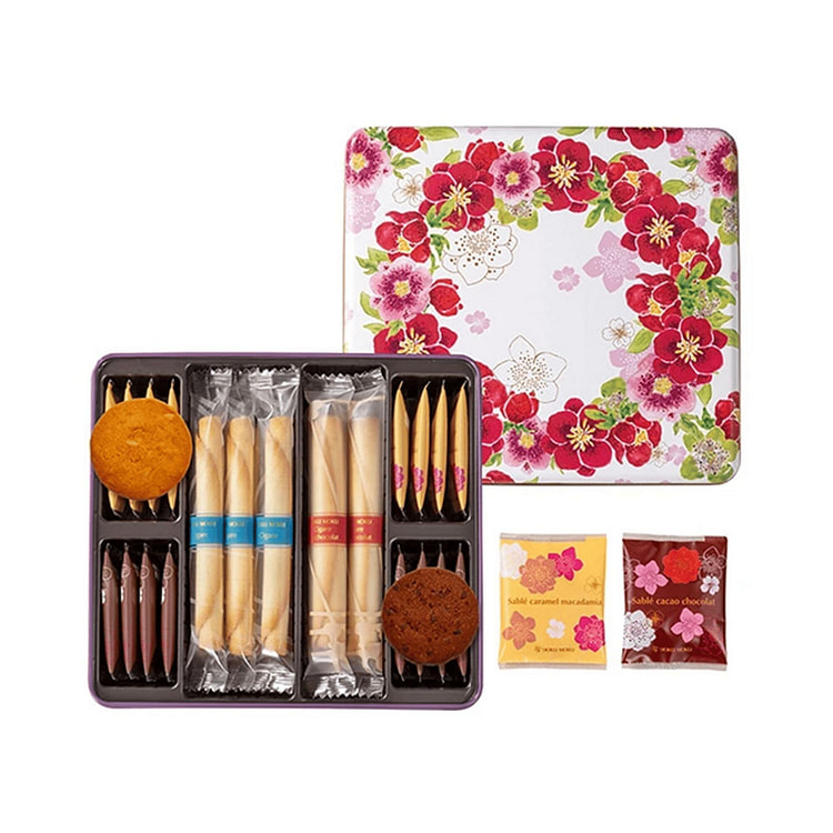 YOKU MOKU 巧克力蛋卷饼干鲜花礼盒 26枚 1 份