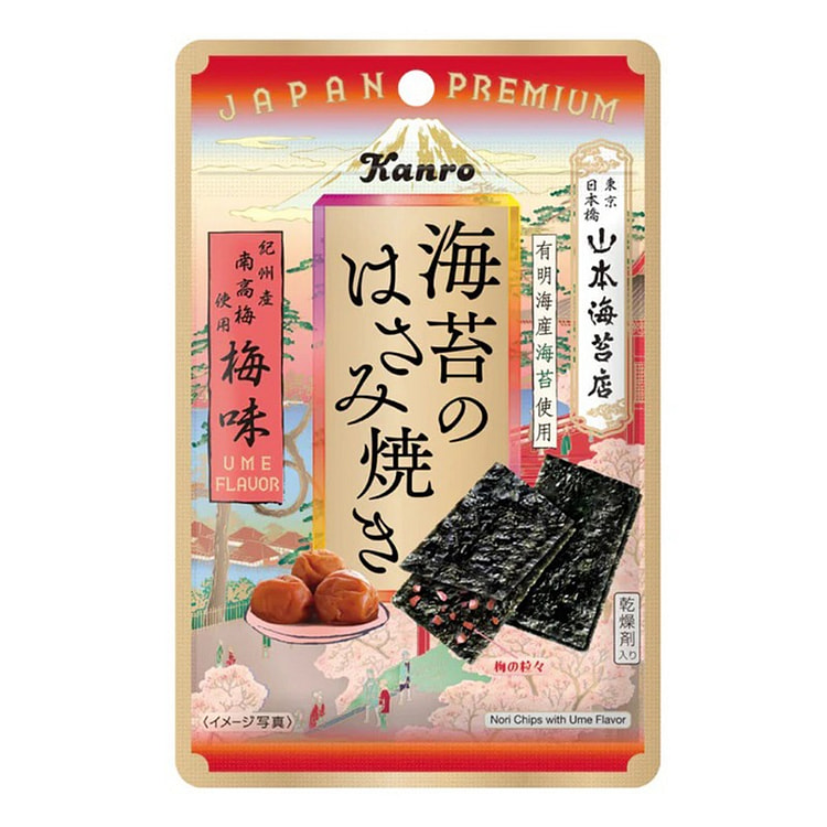 甘乐 海苔脆片 梅子味 4.8g