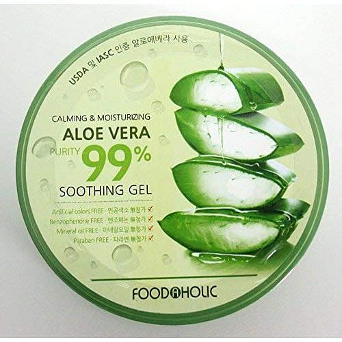 FOOD A HOLIC Calming & Moisturizing Aloe Vera Purity 99% Soothing Gel 300ml 1 each