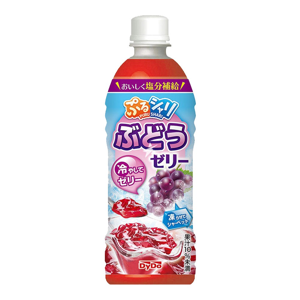 Dydo Freezable Puru Shari Satsuma Mikan Grape Jelly Juice 490ml Weee!
