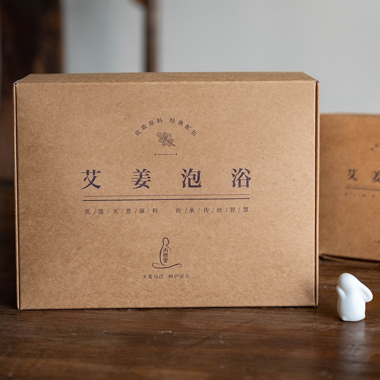 内照堂  艾姜泡浴  生姜湿寒热敷疏通带脉足浴泡澡 1 盒
