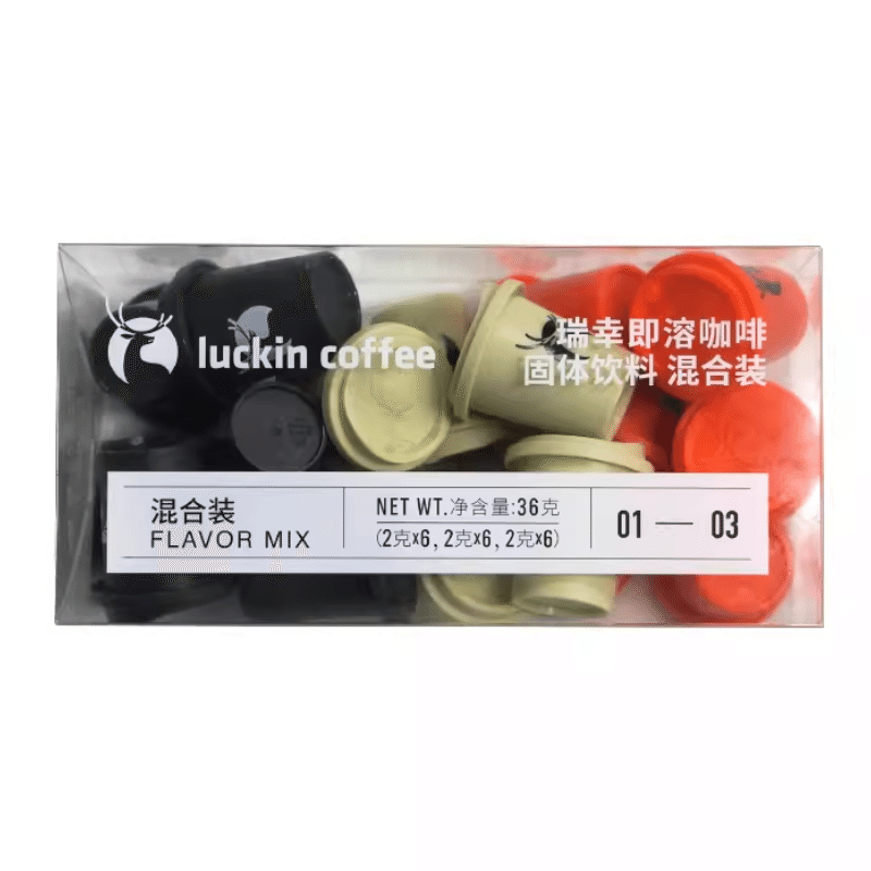 LUCKIN Instant Coffee (Flavor Mix) 2gx18pcs 36 그램