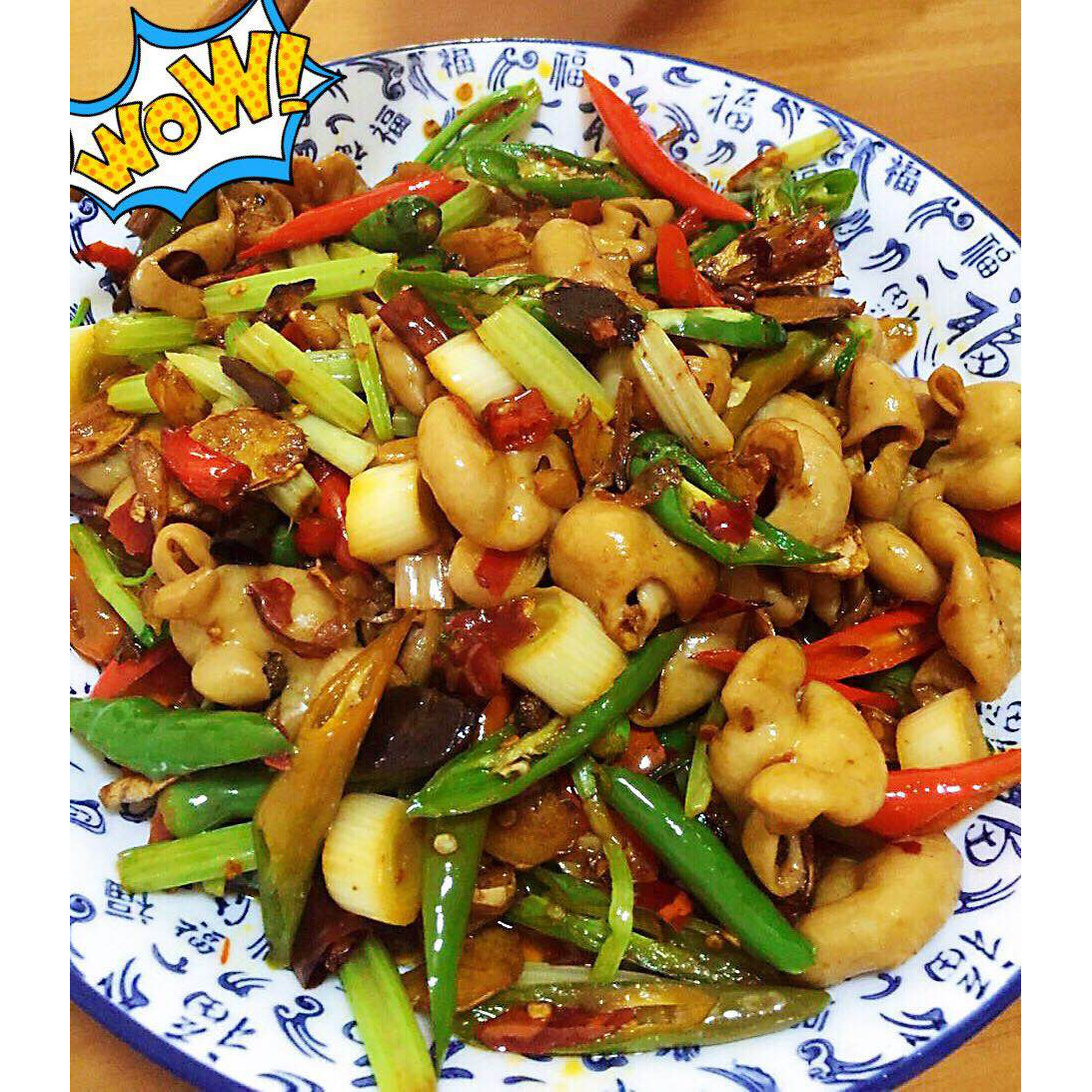 Braised pig's large intestines Weee!